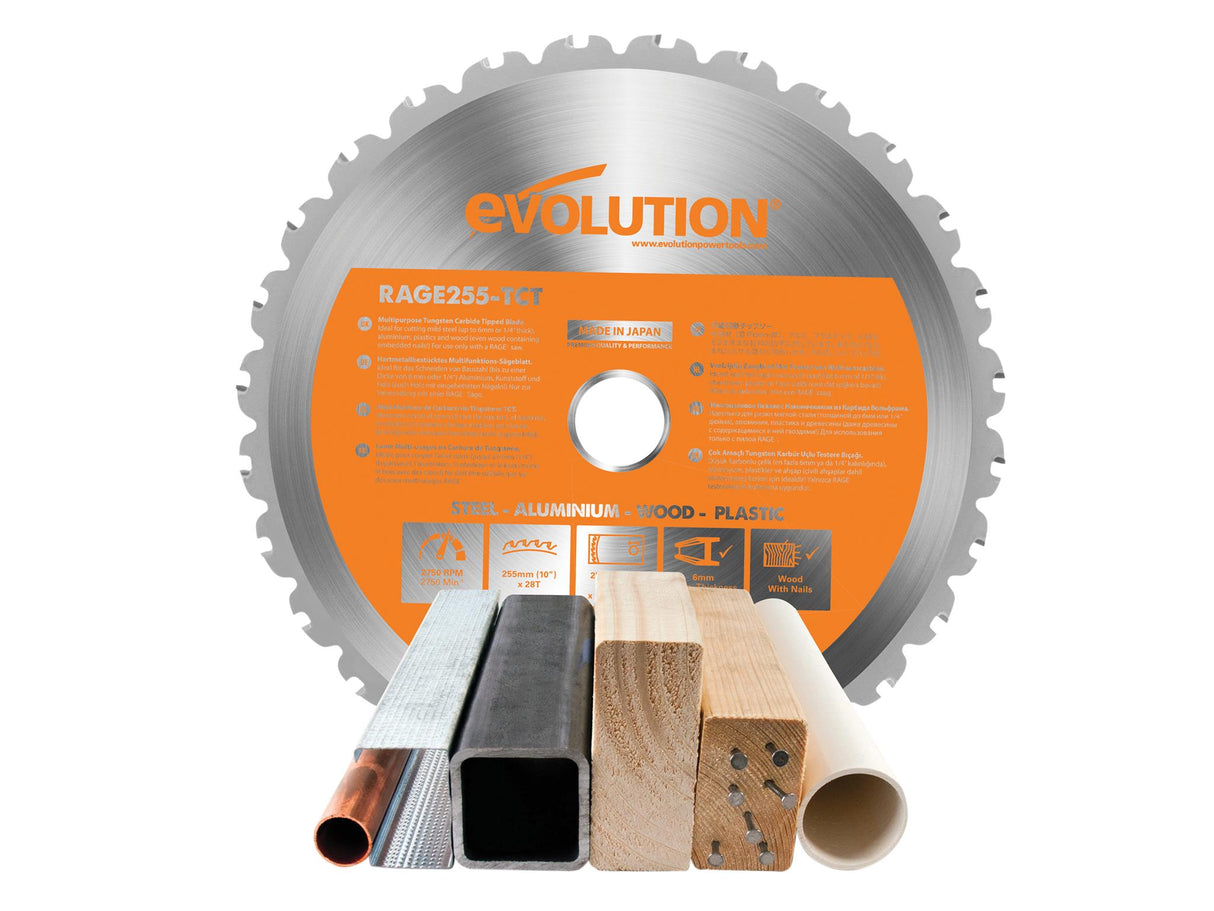 Evolution Multi-Material Mitre Saw Blade