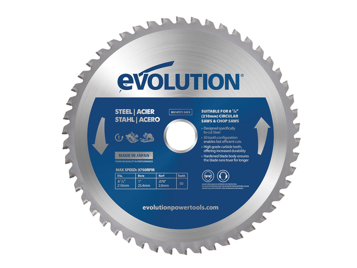 Evolution Mild Steel Cutting Circular Saw Blade