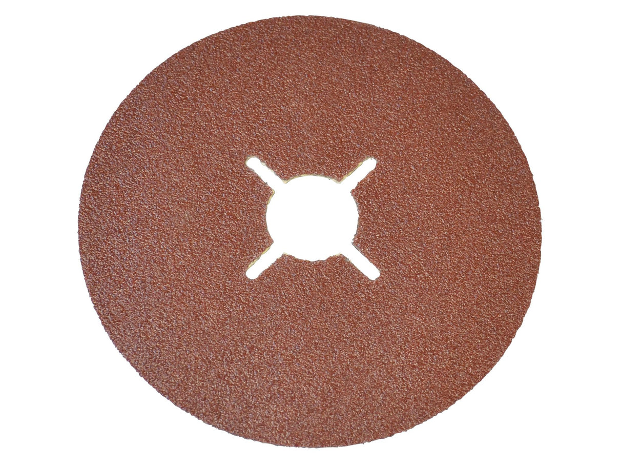 Faithfull Resin Bonded Sanding Discs 178 x 22mm 40G (Pack 25)