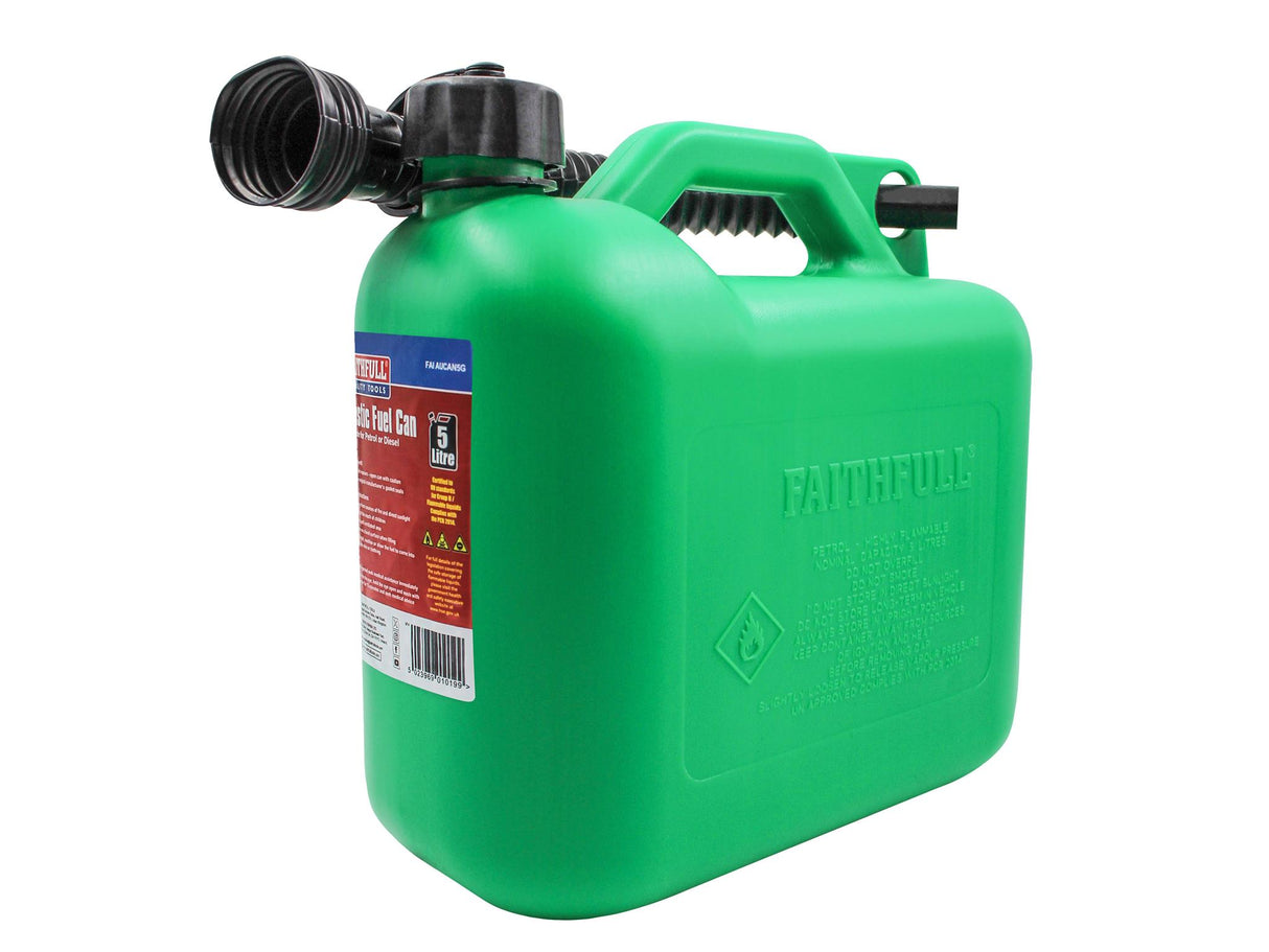 Faithfull Plastic Fuel Can