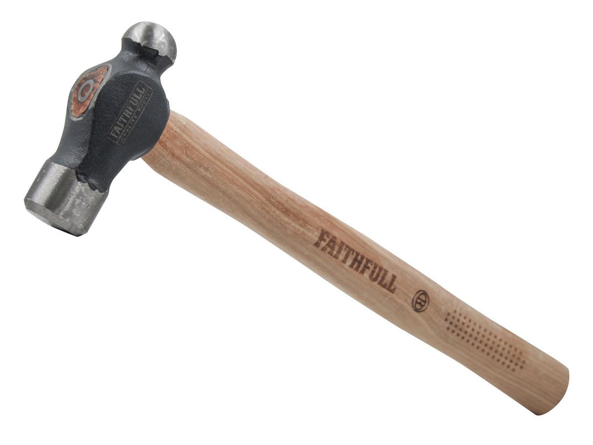Faithfull Ball Pein Hammer, FSC Hickory Handle