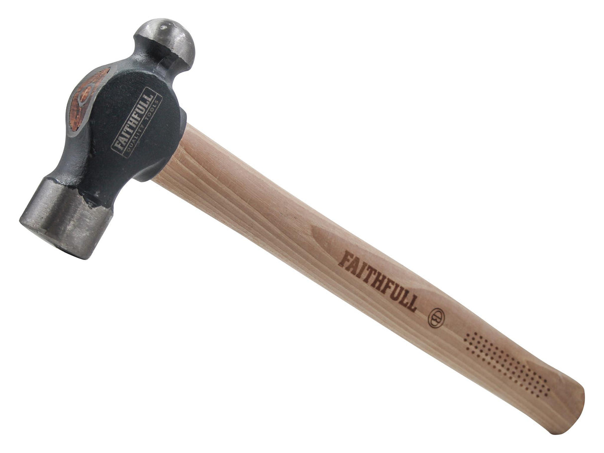 Faithfull Ball Pein Hammer, FSC Hickory Handle