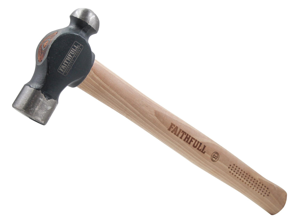Faithfull Ball Pein Hammer, FSC Hickory Handle