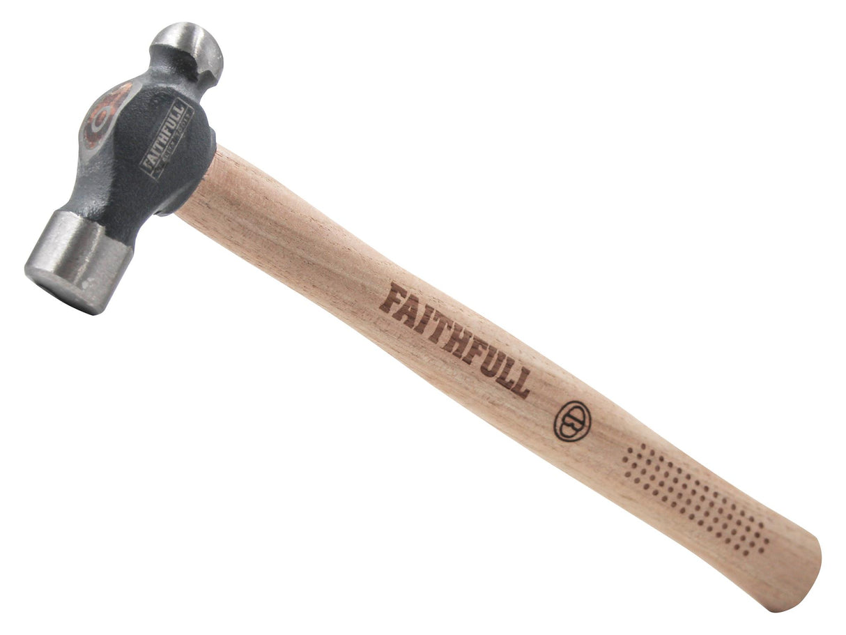 Faithfull Ball Pein Hammer, FSC Hickory Handle