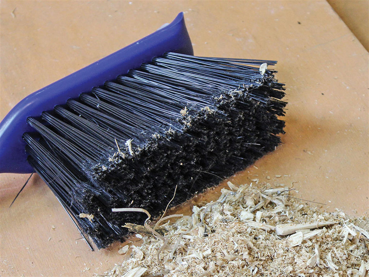 Faithfull Large Plastic Dustpan & Brush Set