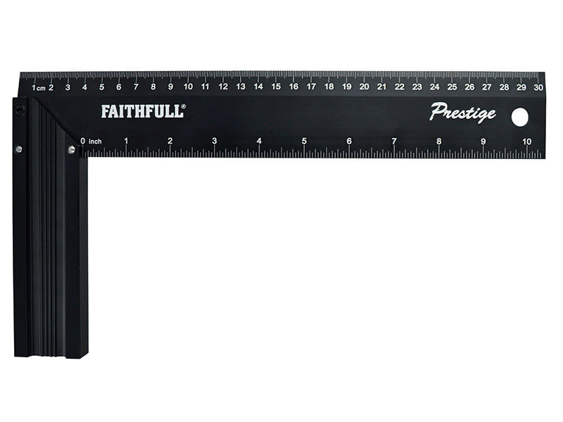Faithfull Prestige Try Square Black Aluminium