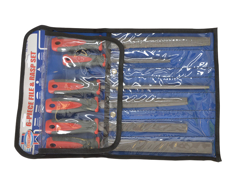 Faithfull File and Rasp Set, 6 Piece