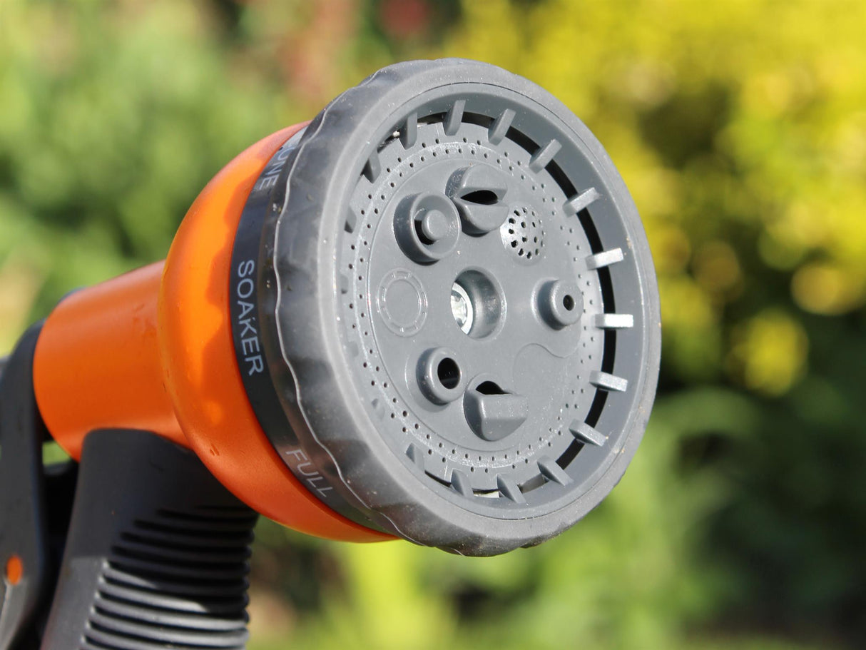Faithfull PVC Garden Hose with Fittings & Spray Gun