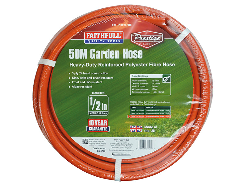 Faithfull Prestige Heavy-Duty Garden Hose