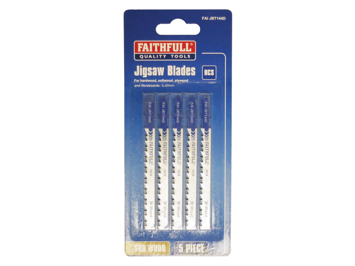 Faithfull Carbon Steel Jigsaw Blades