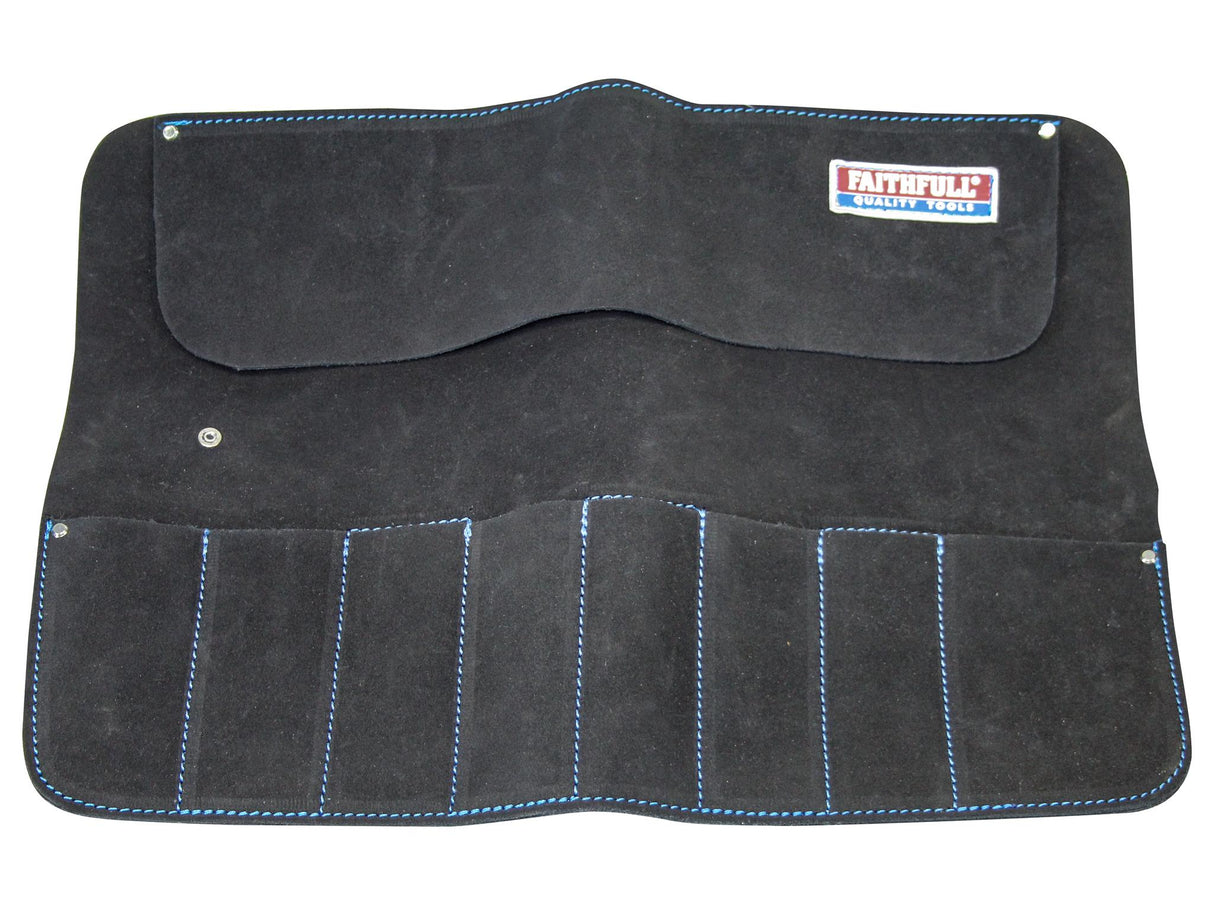 Faithfull 8 Pocket Leather Chisel Roll