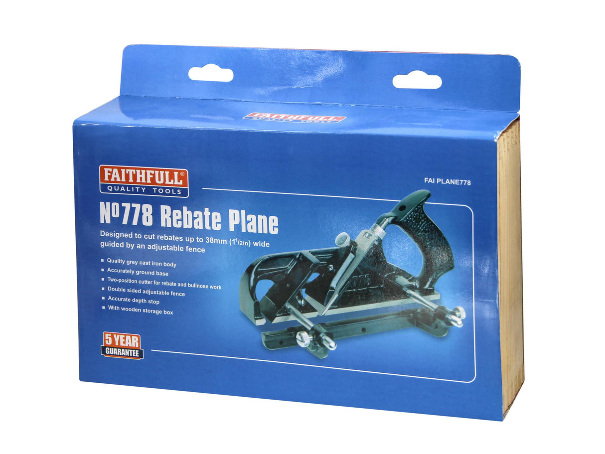 Faithfull No.778 Rebate Plane