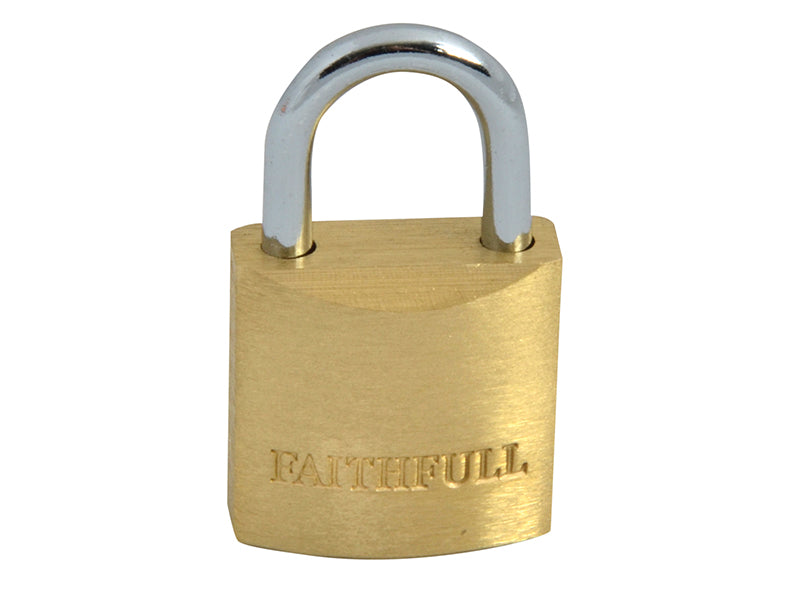 Faithfull Brass Padlock