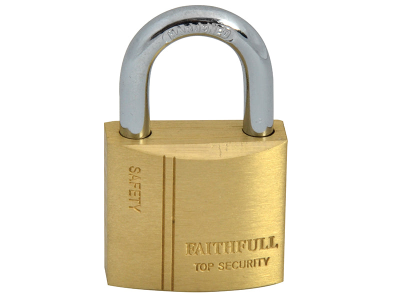 Faithfull Brass Padlock