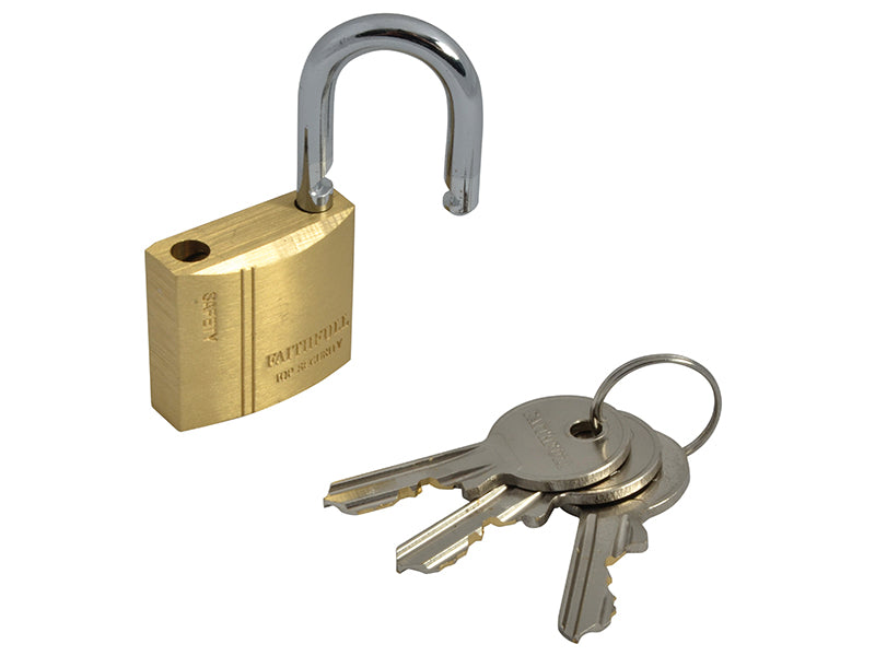 Faithfull Brass Padlock