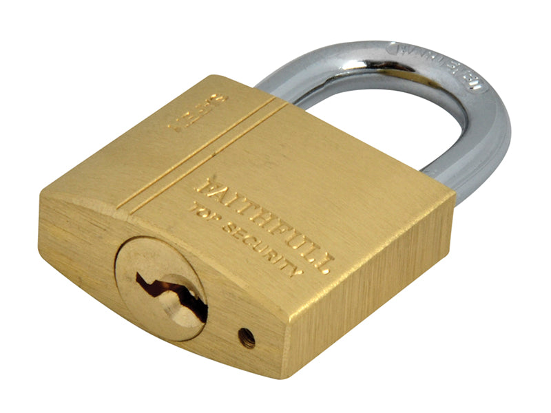 Faithfull Brass Padlock