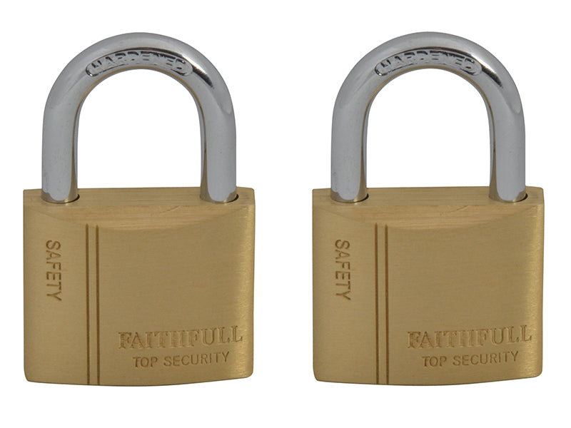 Faithfull Brass Padlock