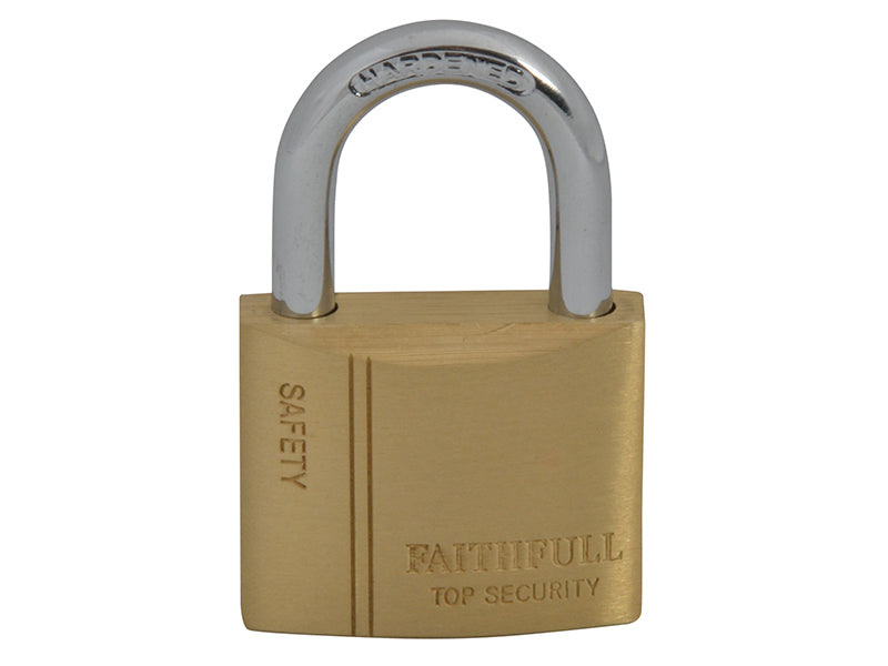 Faithfull Brass Padlock