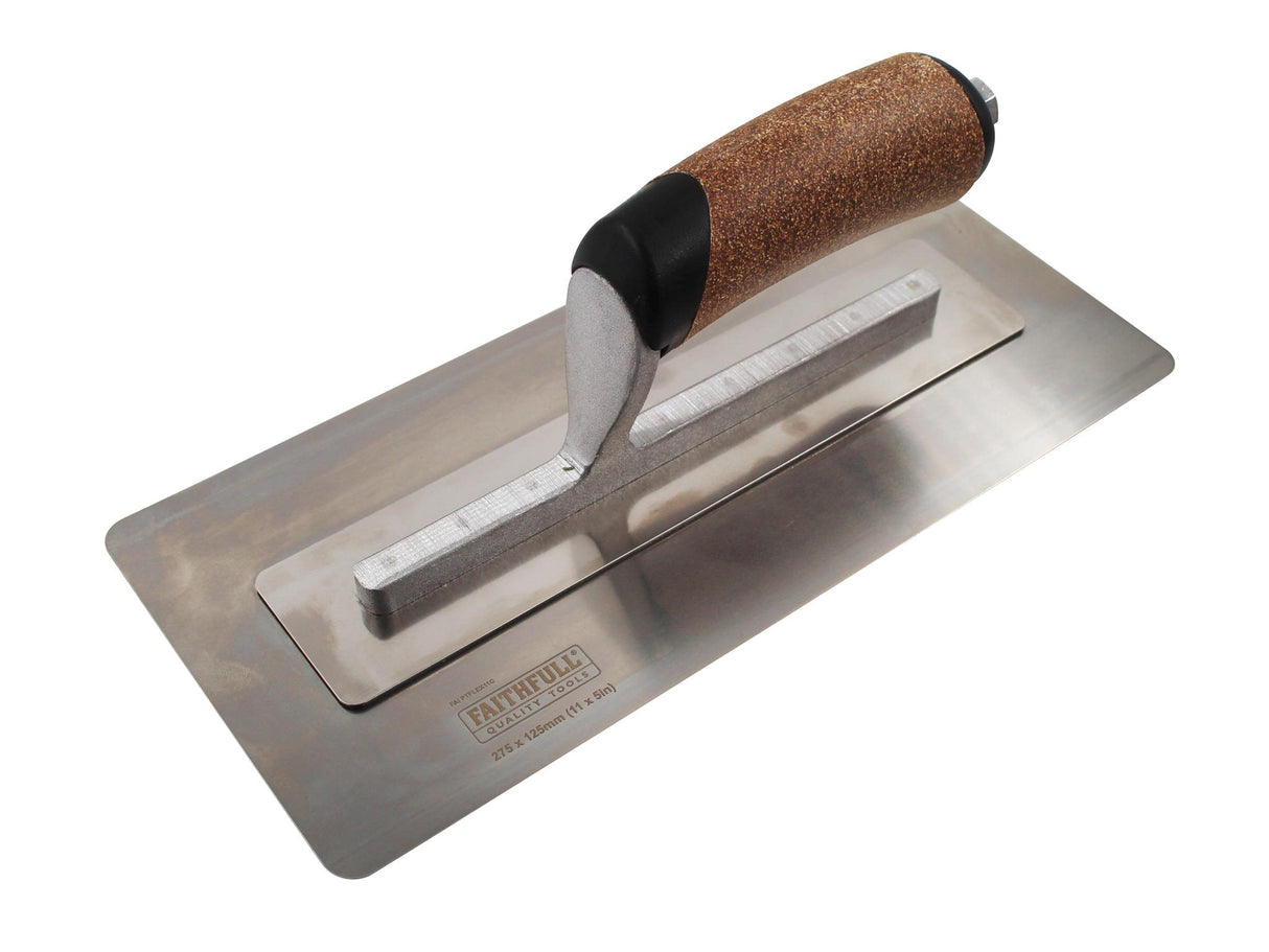 Faithfull Flex Finishing Trowel with Cork Handle