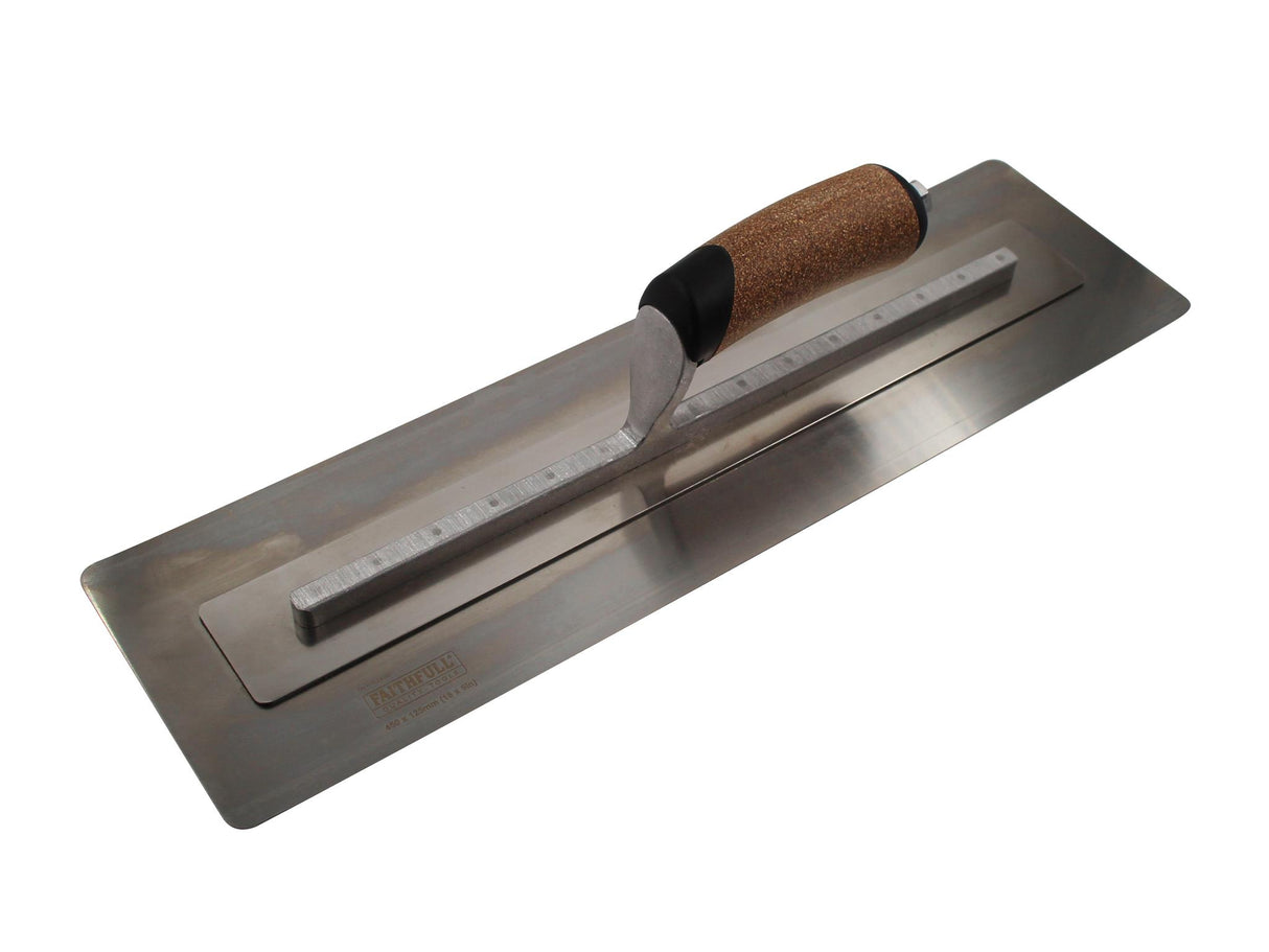 Faithfull Flex Finishing Trowel with Cork Handle