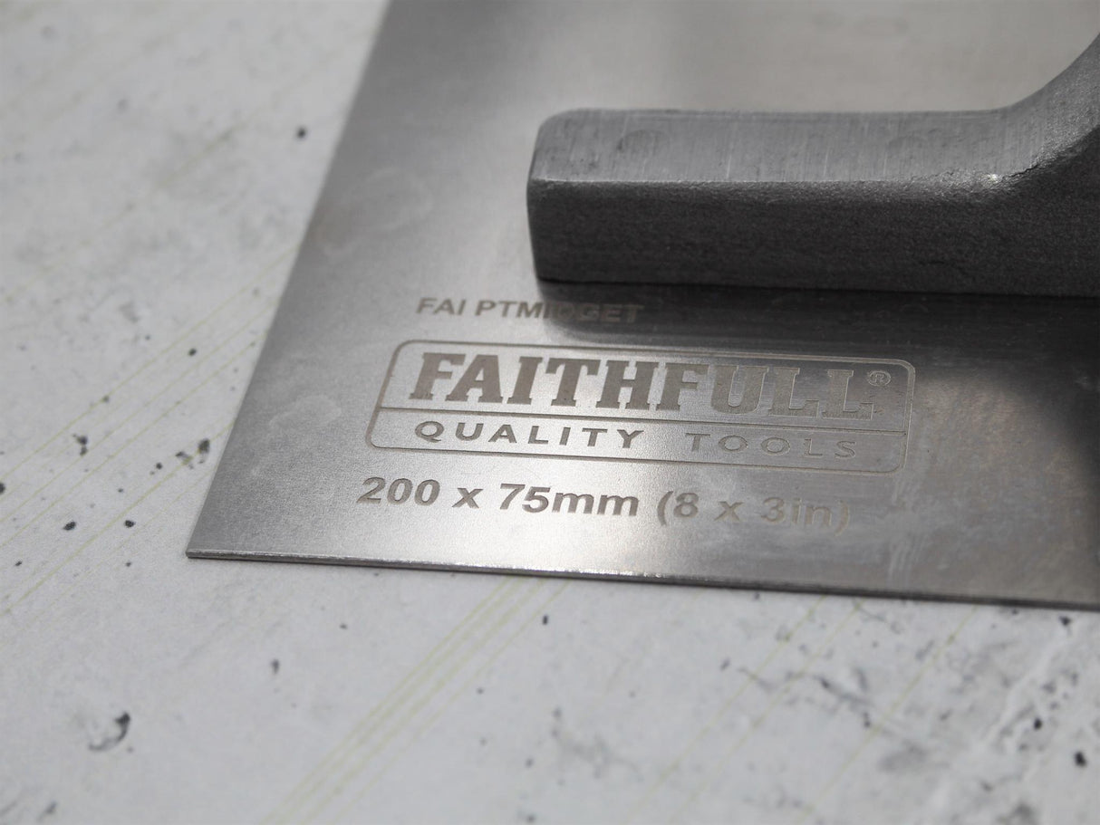 Faithfull Prestige Midget Plastering Trowel 200 x 75mm (8 x 3in)
