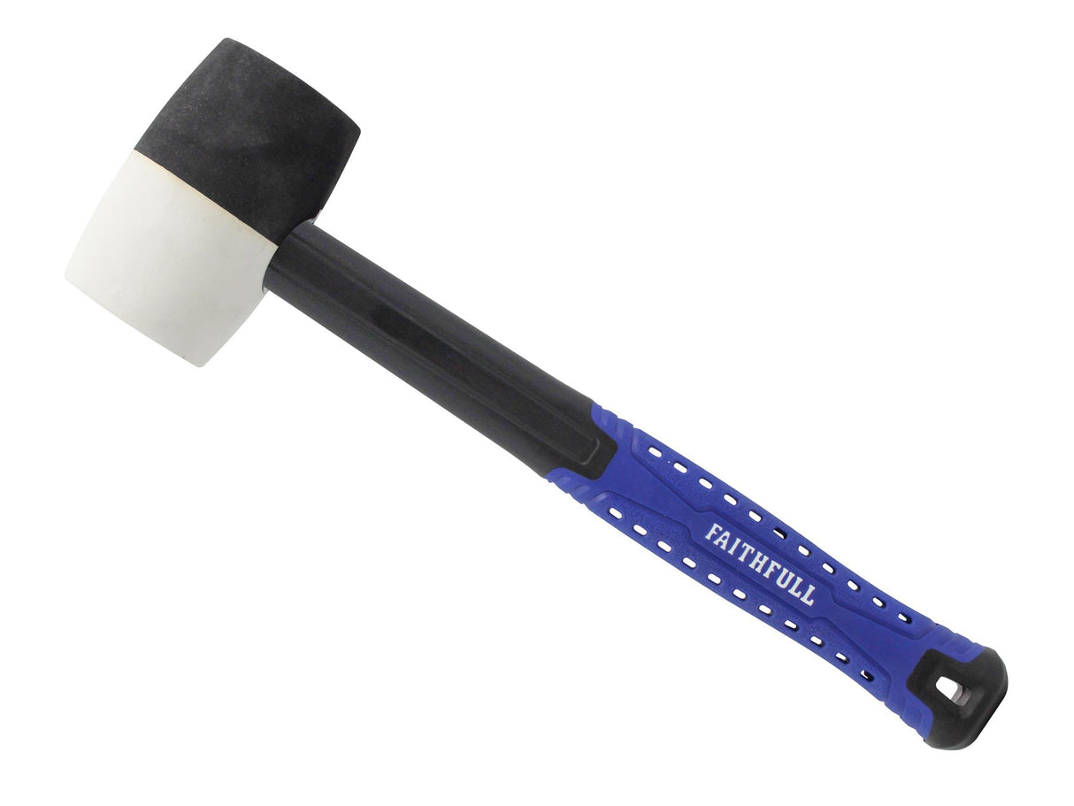 Faithfull Black & White Fibreglass Mallet