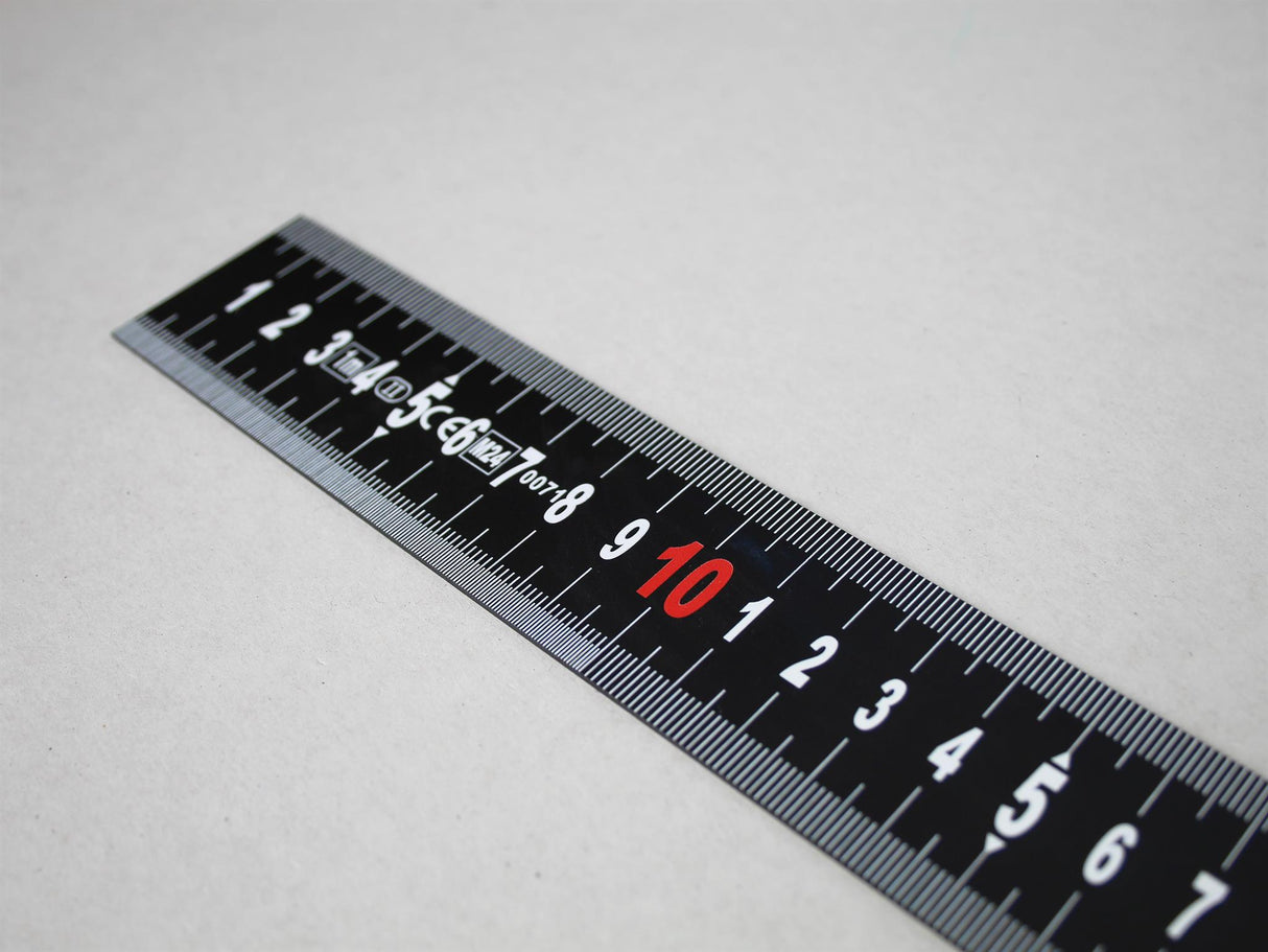 Faithfull Measuring Rules, Matt Black Stainless Steel