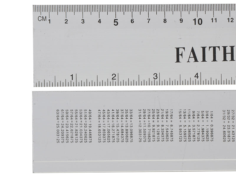 Faithfull Aluminium Flat Rule