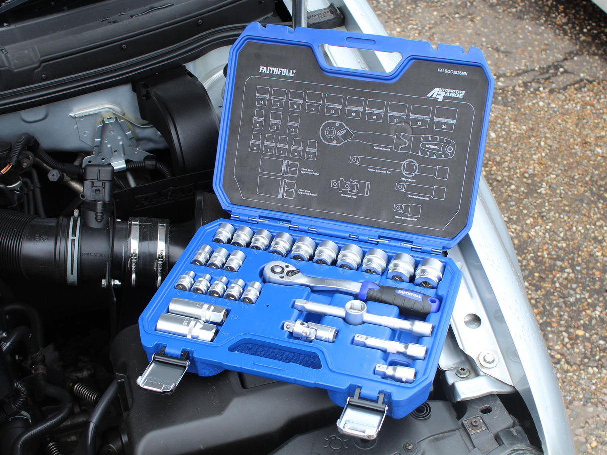 Faithfull 3/8in Drive Socket Set