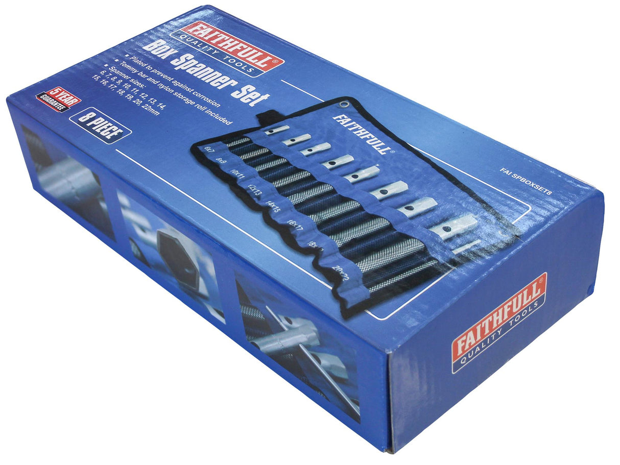 Faithfull Box Spanner Set