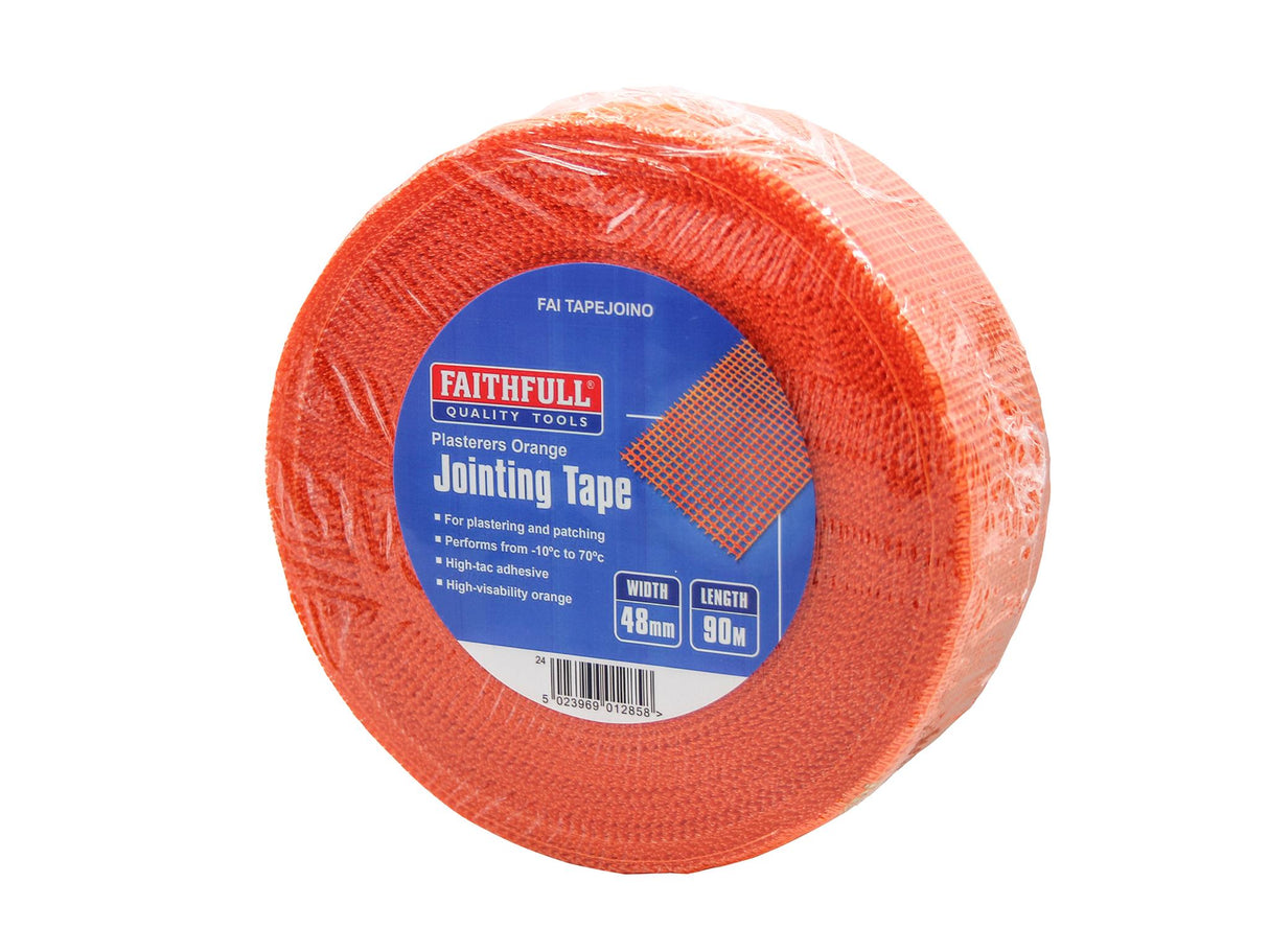 Faithfull Plasterers Orange Jointing Tape 48mm x 90m