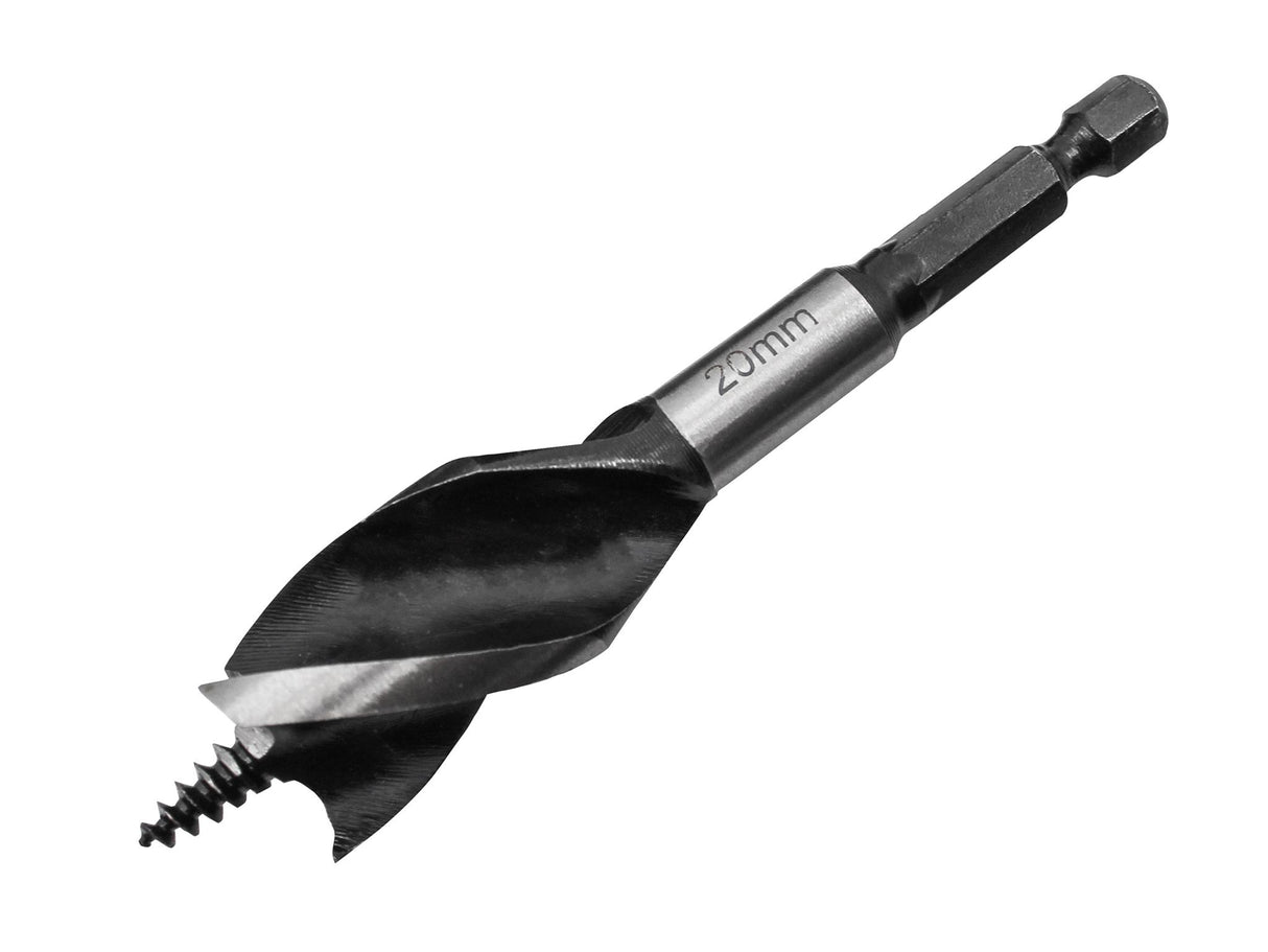 Faithfull Tri-Point Speed Auger Bit, Stubby