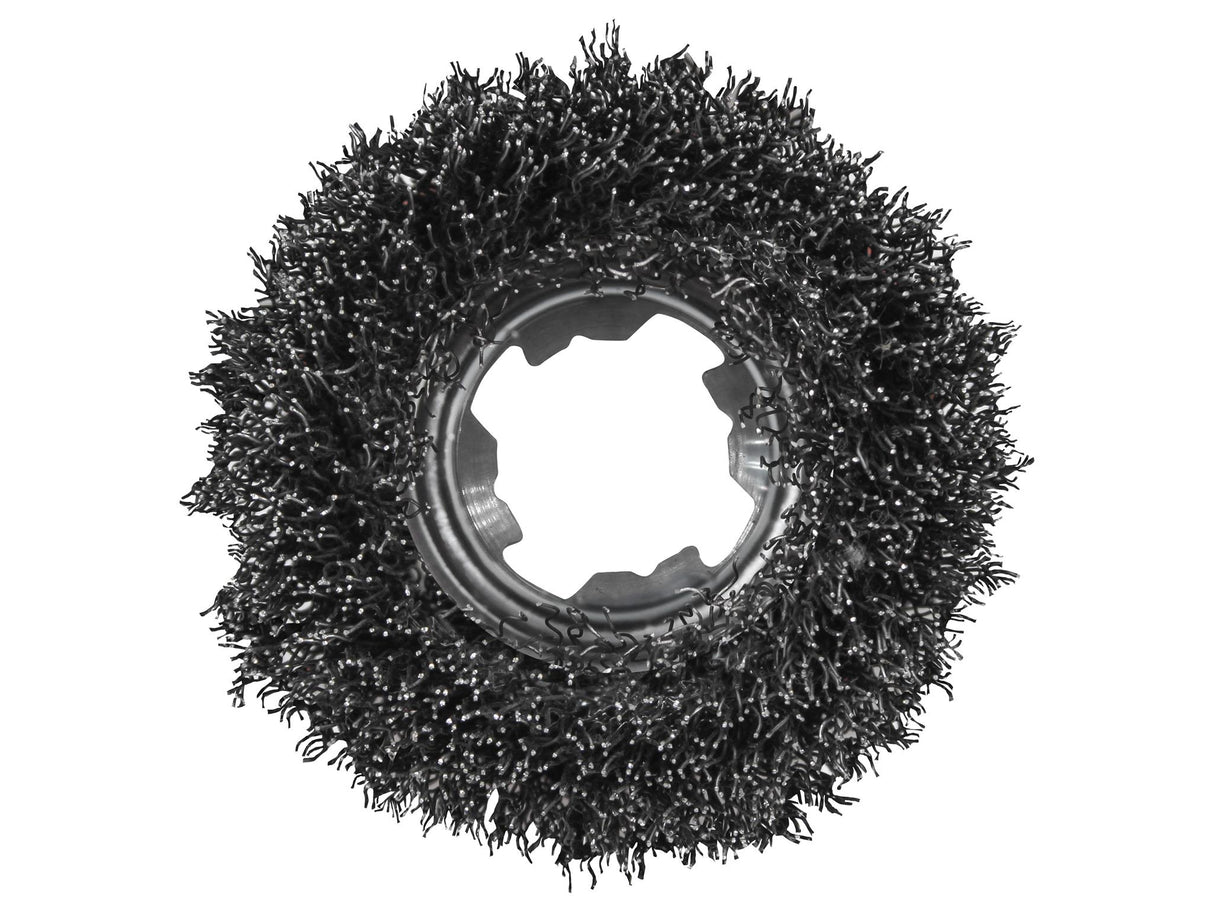 Faithfull X-LOCK Wire Cup Brush 75mm M14x2, 0.30mm Steel Wire