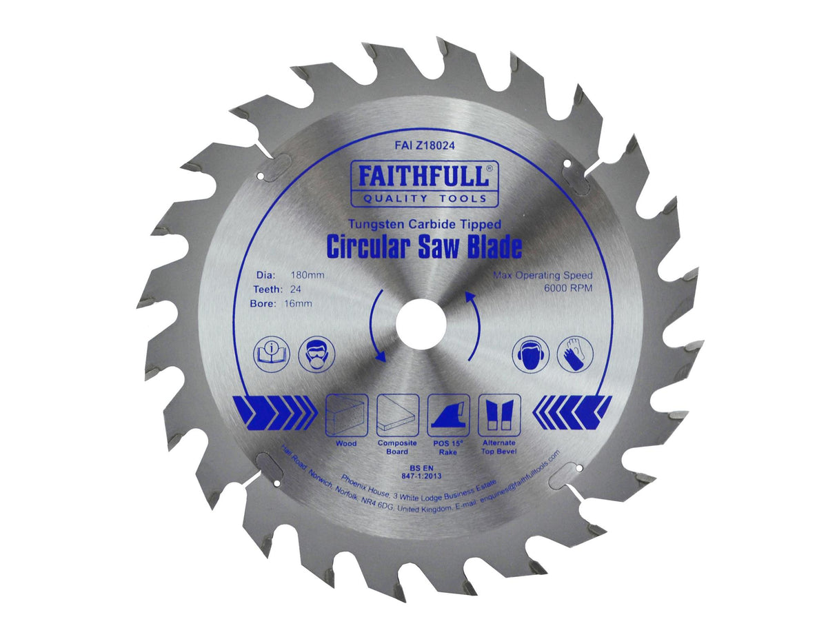 Faithfull Professional TCT Circular Saw Blade