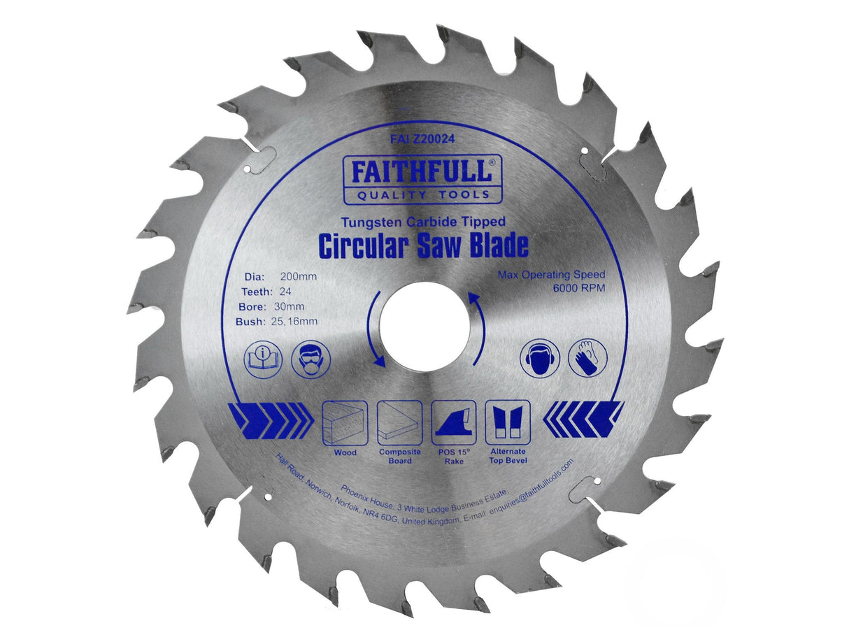 Faithfull Professional TCT Circular Saw Blade