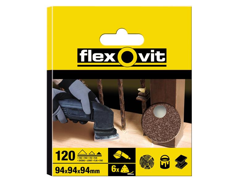 Flexovit Delta Hook & Loop Sheets