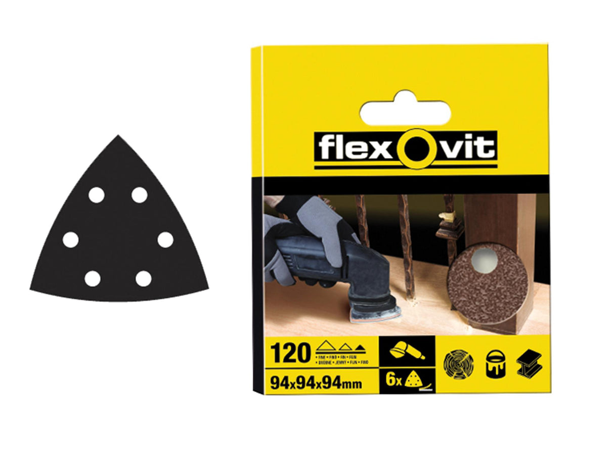 Flexovit Delta Hook & Loop Sheets