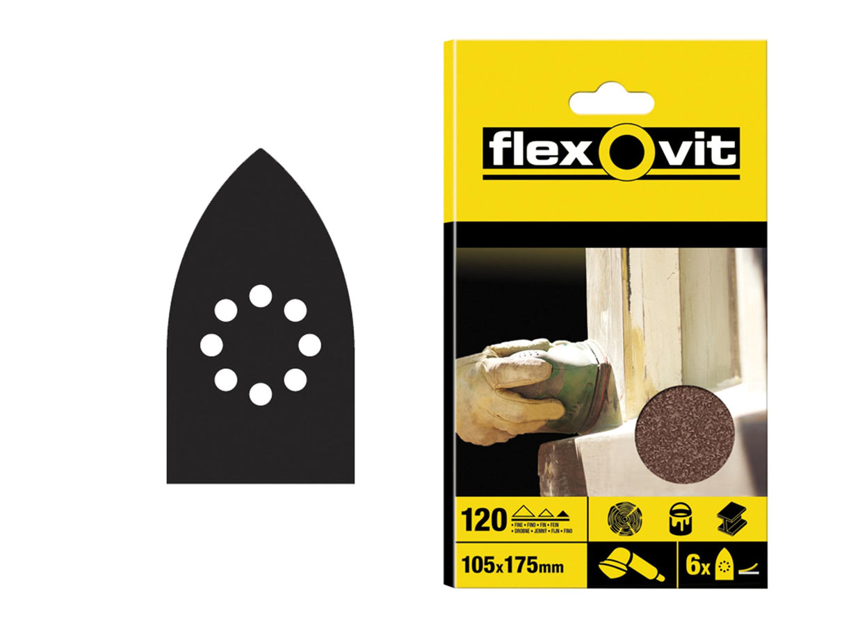 Flexovit Detail Hook & Loop Sheets