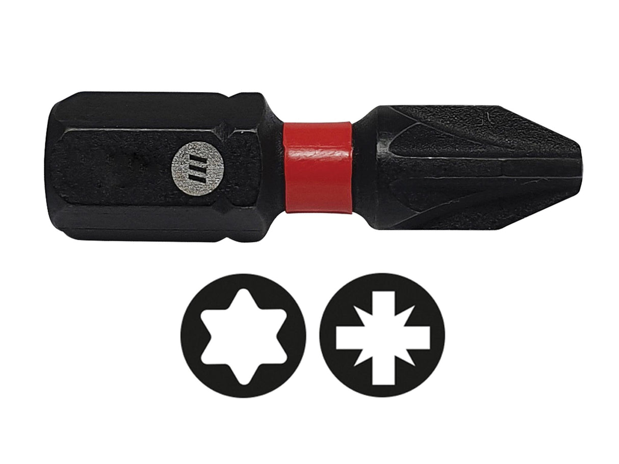 ForgeFix ForgeFast Impact Bits, Pozidriv Compatible