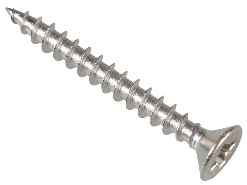 ForgeFix Multi-Purpose Screws, Pozi, CSK, Stainless Steel