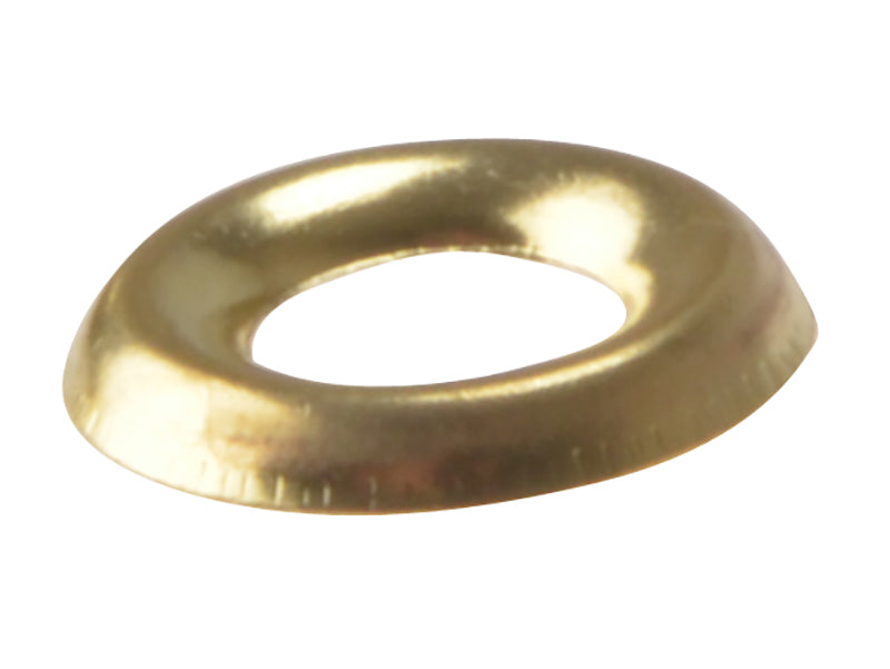 ForgeFix Screw Cup Washers, Polished Brass