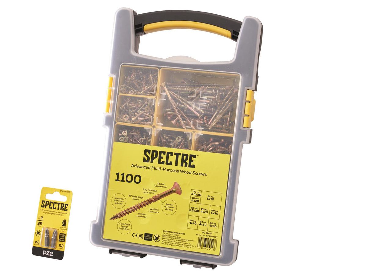 ForgeFix Spectre™ Advanced Screw Set, 1100 Piece