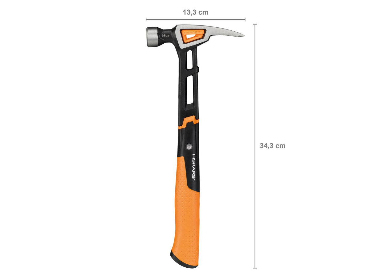 Fiskars IsoCore Finishing Hammer 450g (16oz)