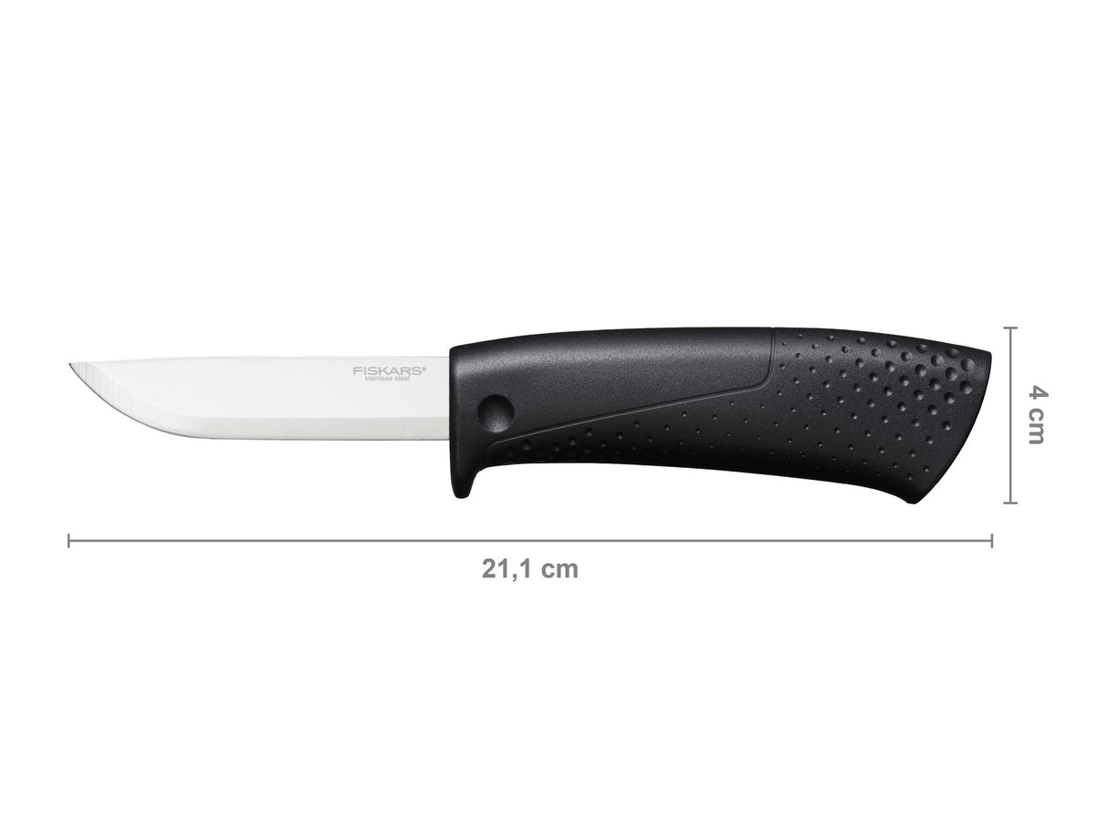 Fiskars Builder's Knife with Sharpener
