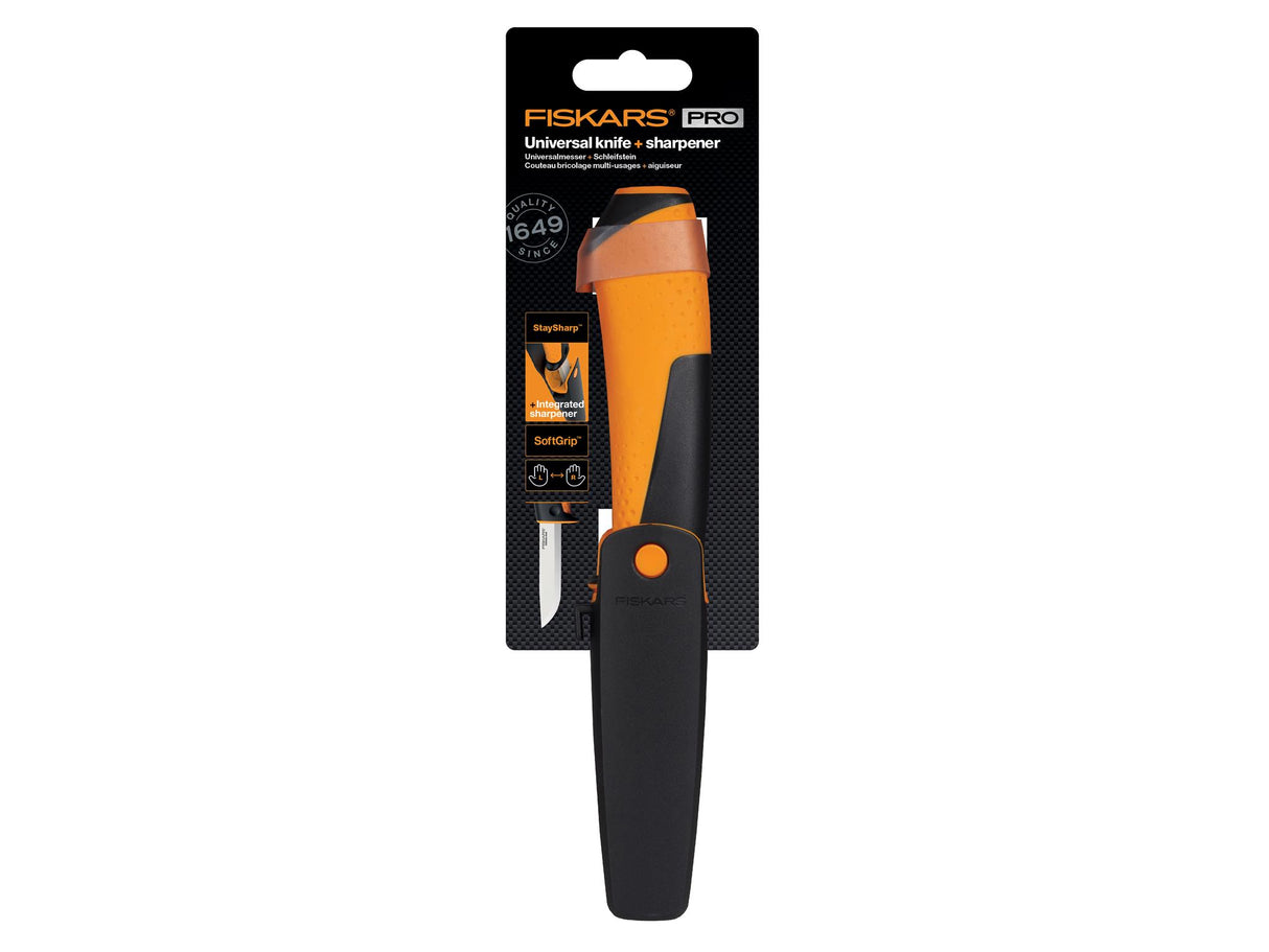 Fiskars Universal Knife with Sharpener