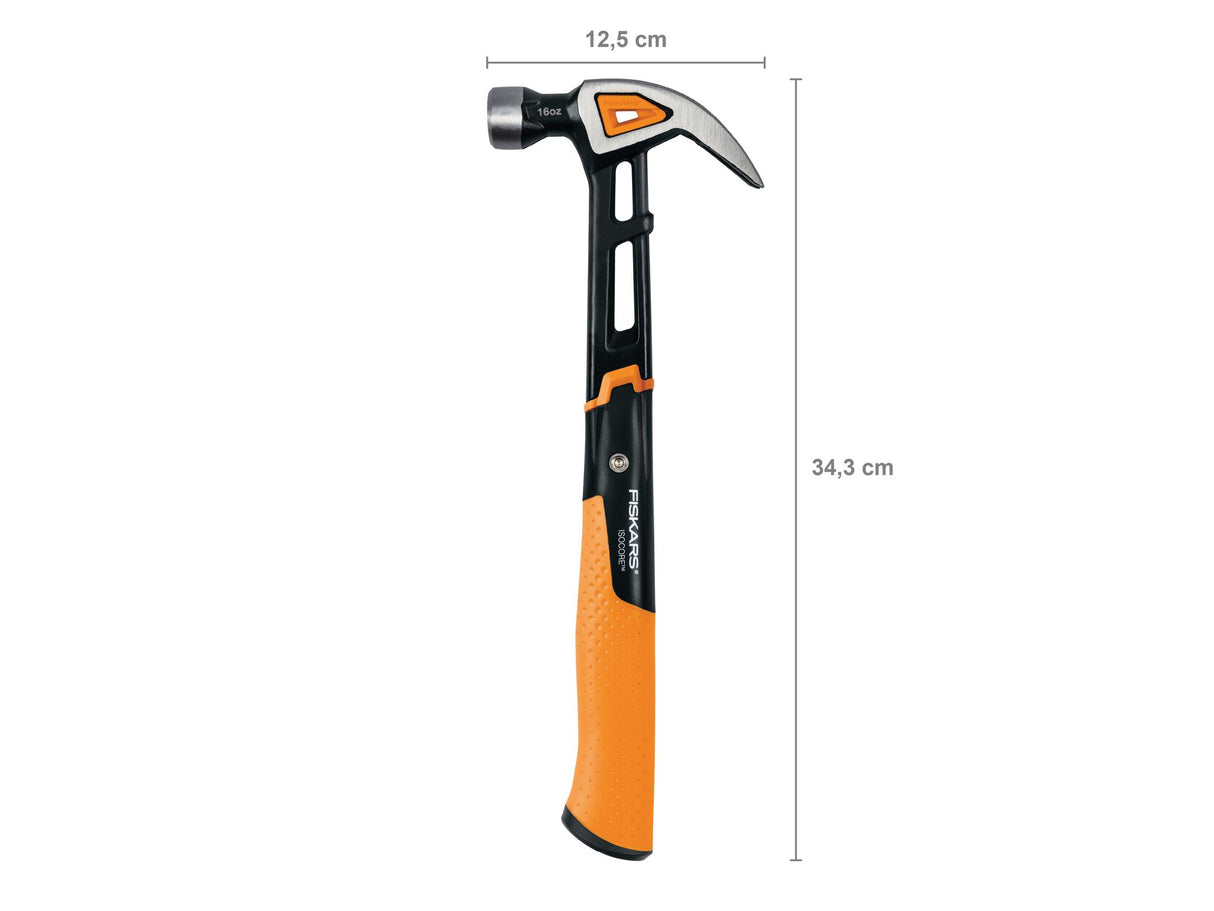 Fiskars IsoCore Curved Finishing Hammer