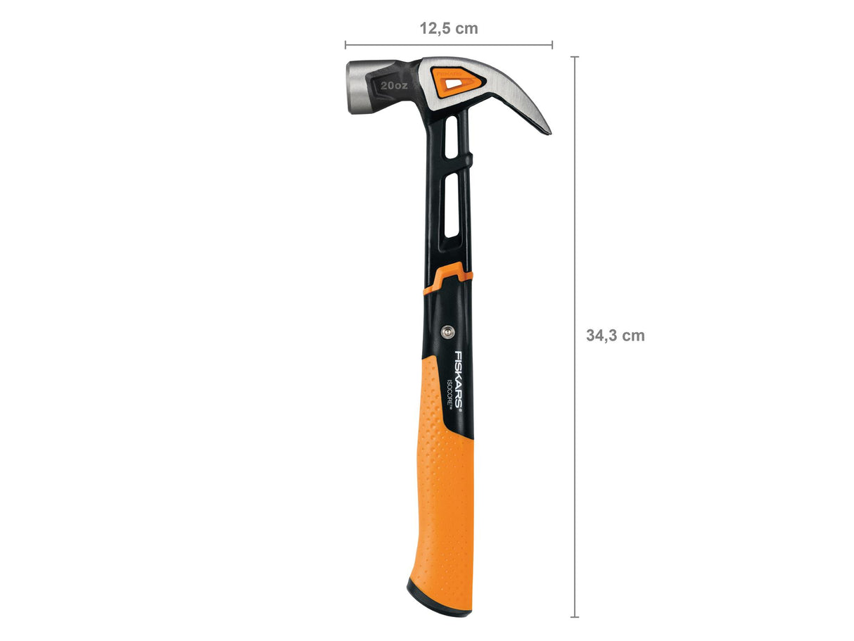 Fiskars IsoCore Curved Finishing Hammer
