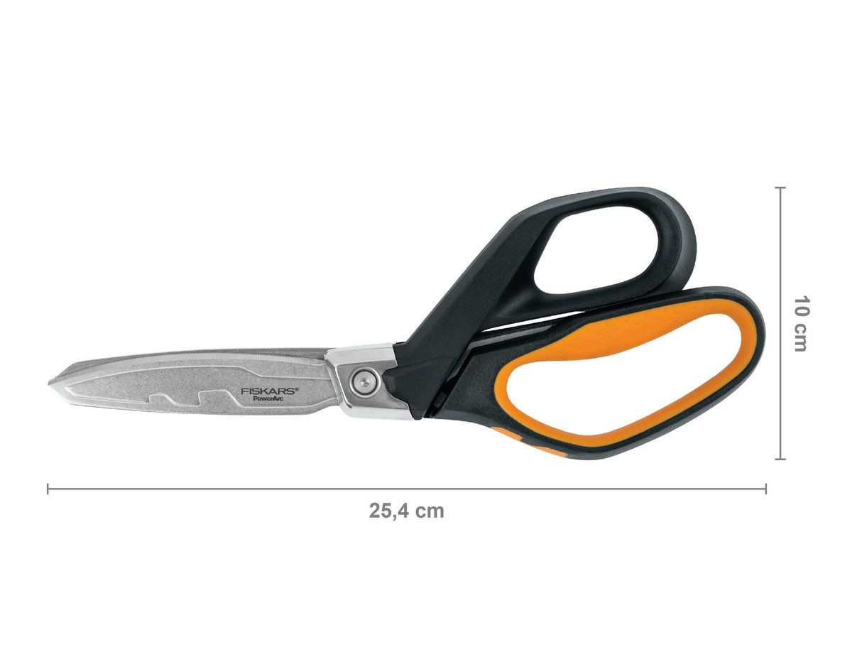 Fiskars PowerArc Heavy-Duty Scissors 26cm