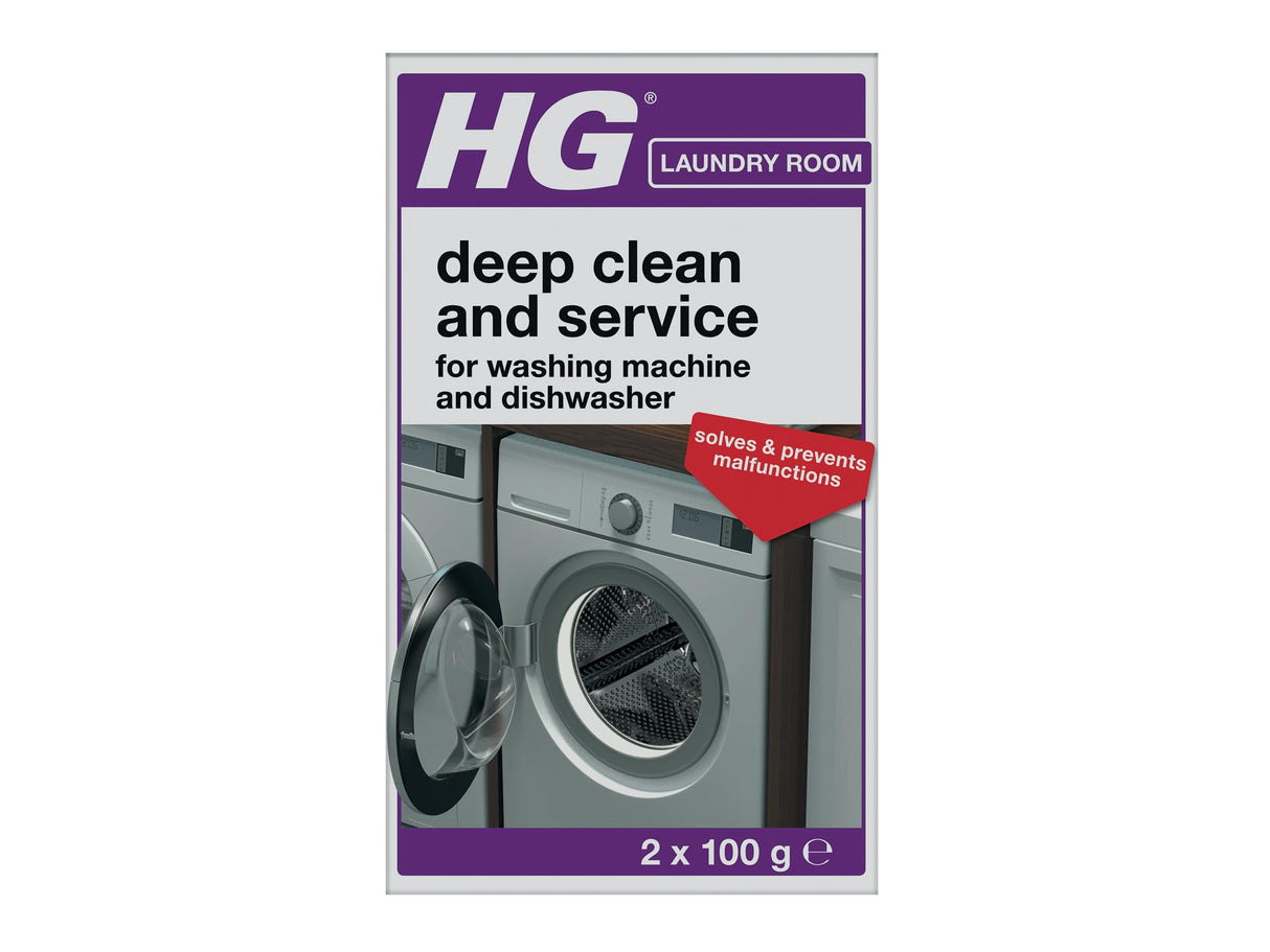 HG Deep Clean & Service for Washing Machines & Dishwashers 200g