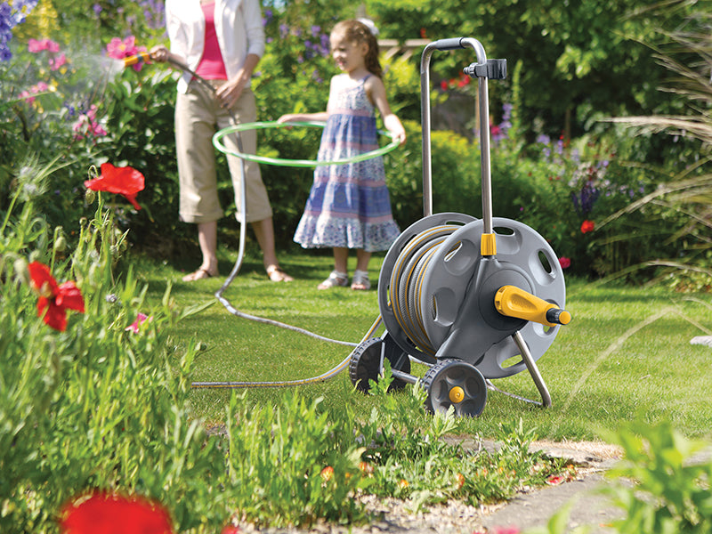 Hozelock 60m Assembled Hose Cart + Hose